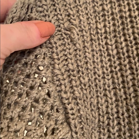 Olive v-neck sweater - Picture 4 of 6